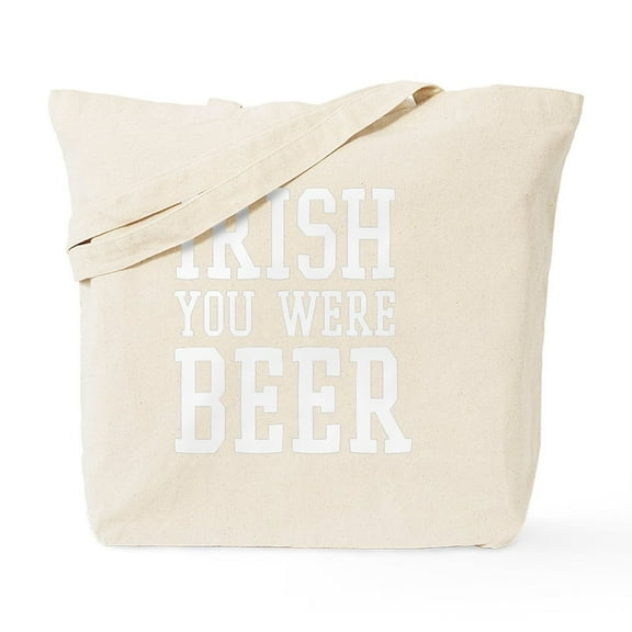 CafePress - Stpats_Beerwish_Wt Tote Bag - Unisex Canvas Tote Bag, Beige, 1-Piece