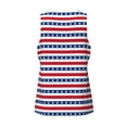 thumbnail image 5 of Fotbe American Patriotic Stars And Stripes Pattern Men's Quick Dry Workout Tank Top Gym Muscle Tee Fitness Bodybuilding Sleeveless T Shirt Breathable Workout Shirt-XX-Large, 5 of 9