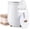 White, variant on Tangkula Towel Warmer Bucket, 23L Large Luxury Bucket-Style Towel Warmer w/Fragrant Disc Holder, ETL Certified Bath Heater w/3-Level Heating, 20/40/60/90 Min Timer & Auto Shut Off (Handle, 23L, Grey)