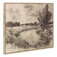 thumbnail image 4 of My Texas House Landscape Pencil Skt Framed Art 36x28, 4 of 6