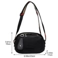 thumbnail image 2 of Wiywef Women Oxford Cloth Crossbody Bag Multi-Zipper Single Shoulder Bag Adjustable Widen Strap Crossbody Bag Tote Bag for Daily Casual, 2 of 7