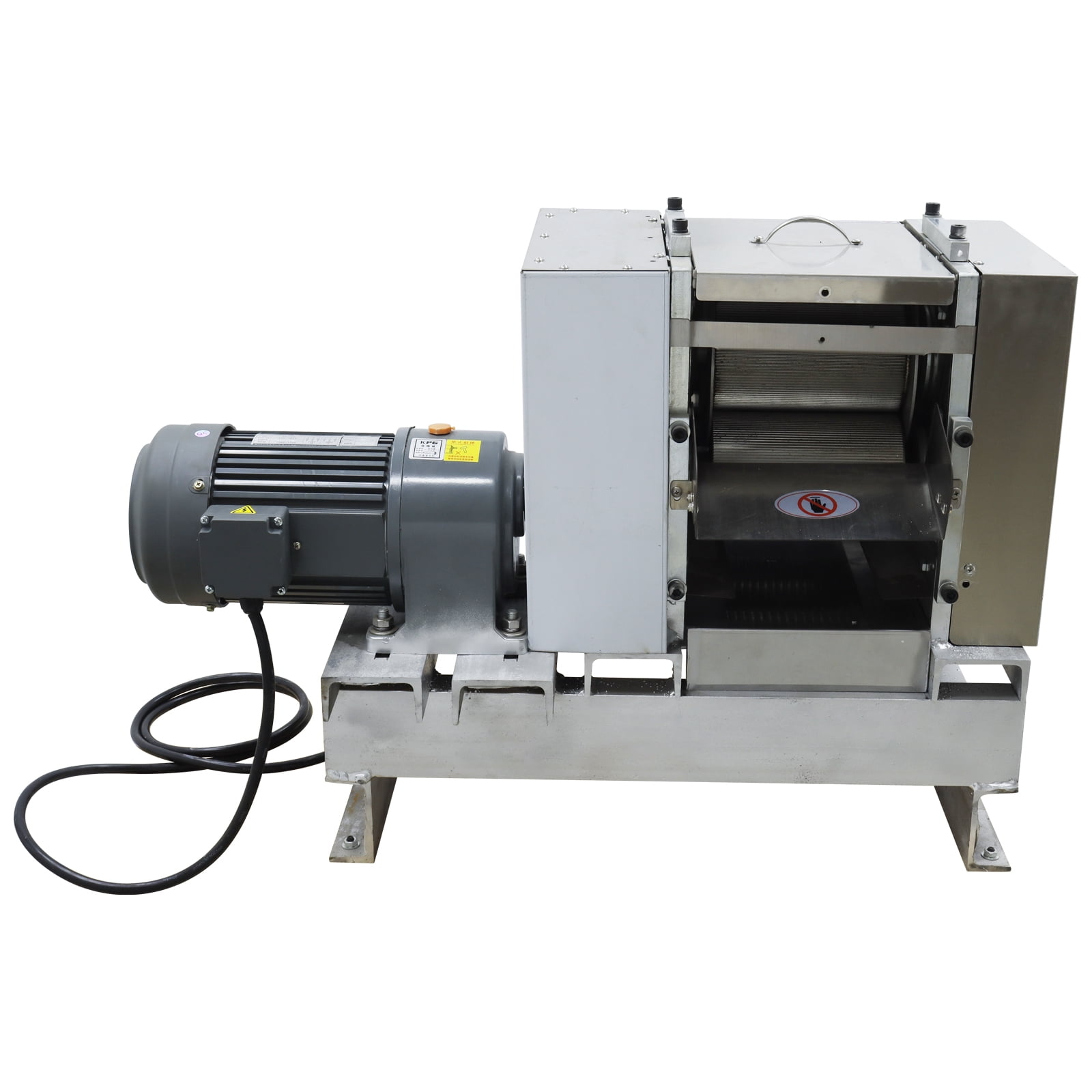 Sugarcane Juicer Extraction Machine Industrial 3 Rollers 1 Ton Capacity 220V 3PH 2200W