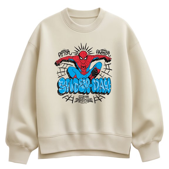 Spider-Man - Street Oversized Fleece Crew Sweatshirt