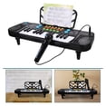thumbnail image 1 of Mobutofu Piano Key Toys Electronic Keyboard Black Realistic Sound 1 Set, 1 of 8