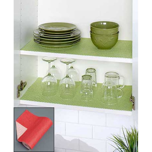 Washable Shelf or Fridge Liners , Red 10Ft. Shelf Liner Roll Walmart