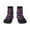 2 Black-1, variant on mushroom rainbow color Skull Pattern Quarter Crew Socks,Toe Seamed Ankle Socks,Cotton Cushioned Breathable Athletic Crew Sports Socks