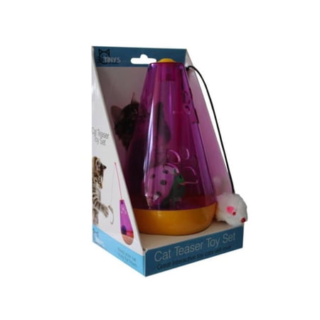 Kole Imports Cat Teaser Pet Toy Set - Pack of 9