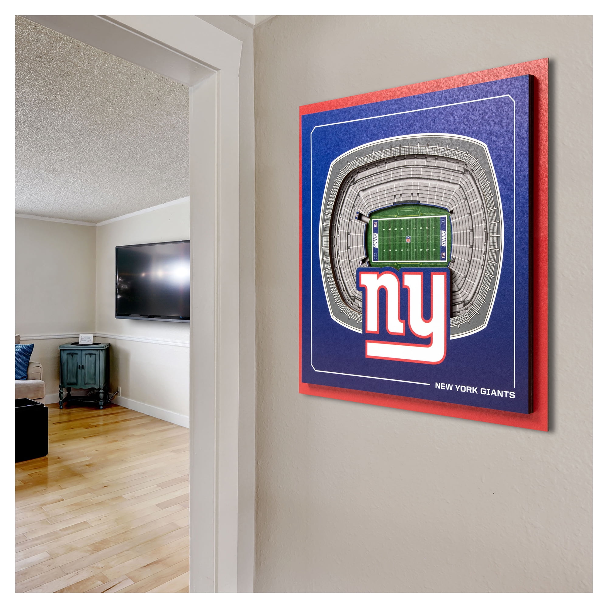 IDNA New York Giants 12" x 12" Stadium Series 3D Wall Art