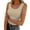 Khaki01, variant on AherBiu Tank Tops for Women Stretch Crewneck Sleeveless Tshirt Slim Fitted Camisole Going out Tops for Women