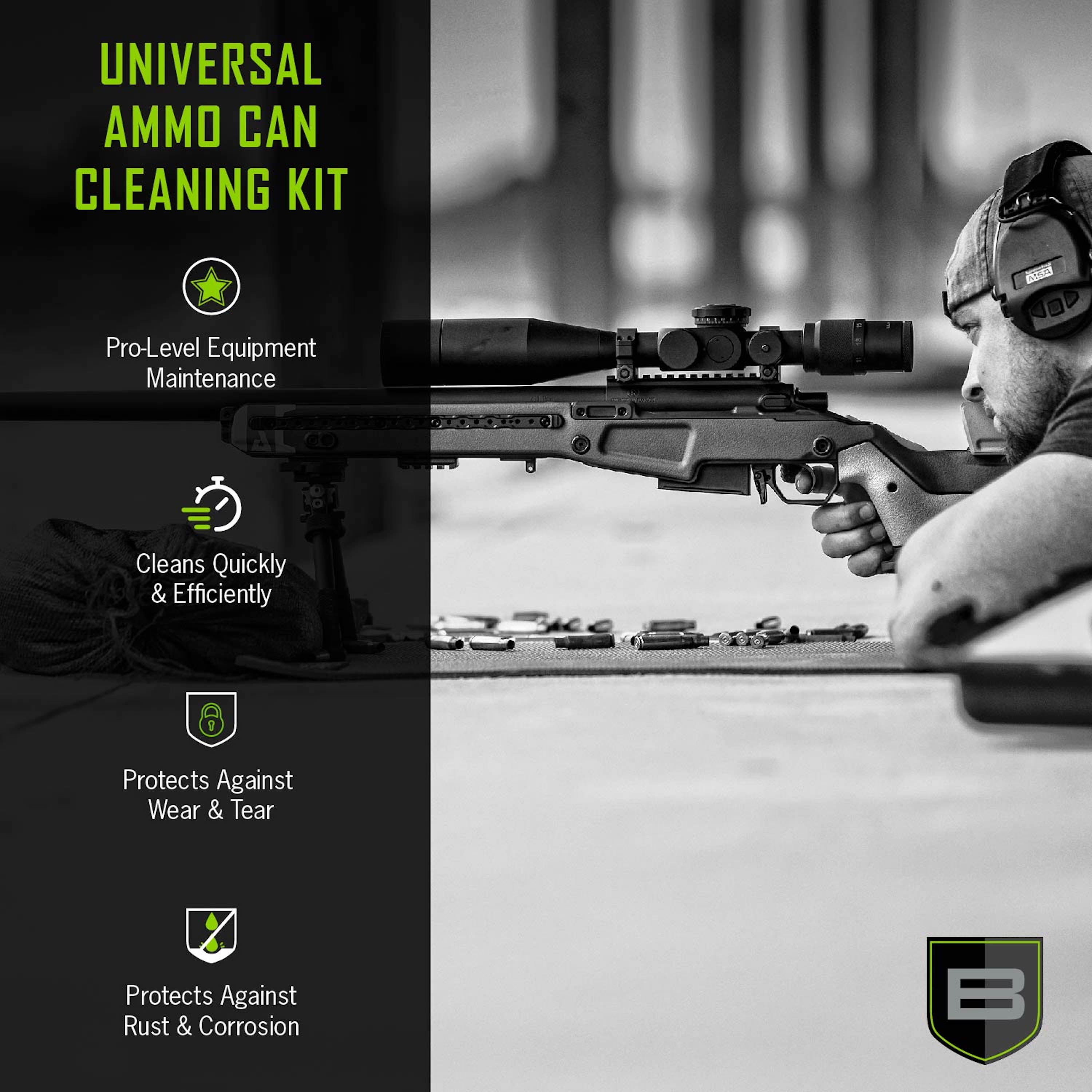 Breakthrough Clean Technologies® Universal Ammo Can Cleaning Kit