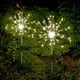 thumbnail image 1 of Luces solares para jardín, luces solares de fuegos artificiales, cadena de luces con energía solar con 2 modos de iluminación, centelleante y constante para jardín, patio, jardín, parterre, 1 of 5