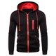 thumbnail image 3 of Gibobby Sudaderas de hombre Sudadera con Capucha y Cremallera para Hombre, Sudadera Deportiva Hombre(Negro,G), 3 of 5
