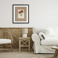 thumbnail image 2 of Stupell Industries Neutral Plaid Mums Black Framed Print Under Glass, design by Lisa Wehmeyer, 2 of 9