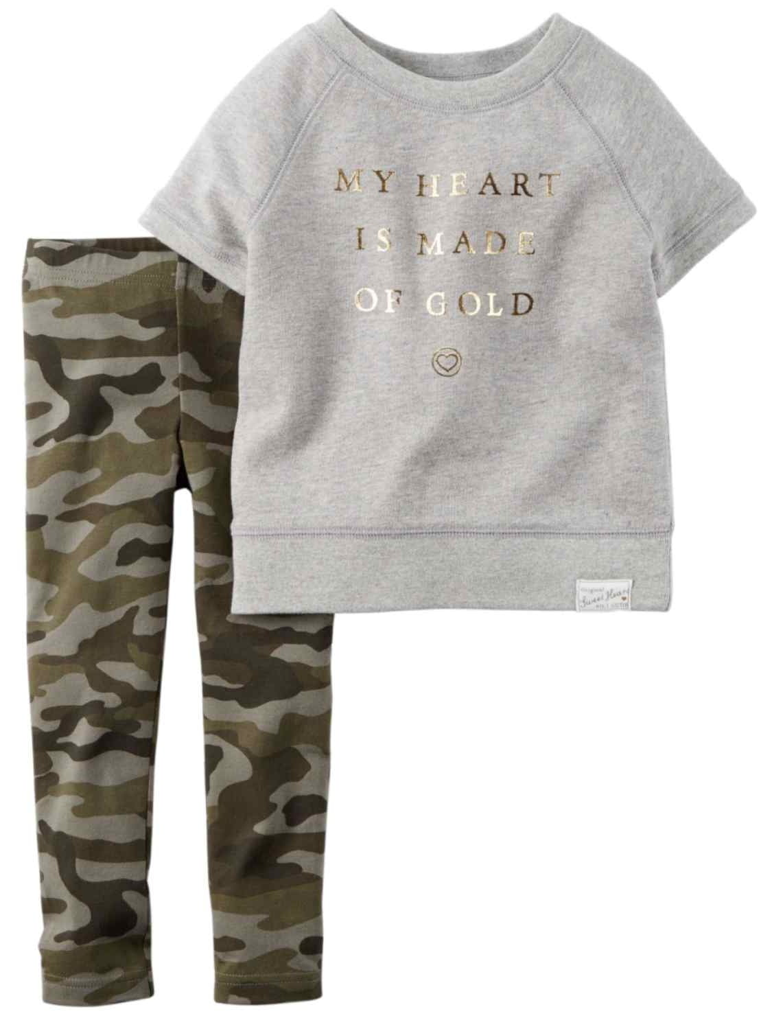 baby girl camo leggings