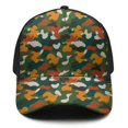 thumbnail image 2 of Design Pattern Baseball Cap – Stylish Spliced Design Adjustable Trucker Hat with Full Print Front & Brim, Breathable Cotton Blend Snapback for Sports, Travel & Daily Wear, 2 of 3