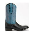 thumbnail image 2 of Ferrini Western Boots Mens Gunner 12" Square Toe Black Blue 12193-04, 2 of 6
