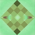 thumbnail image 1 of Ahgly Company Tapis d'Intérieur Lavables en Machine, Carrés Transitionnels, Vert Jade, 5' Carré, 1 of 7