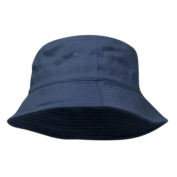 Pigment Dyed Bucket Hat-Navy