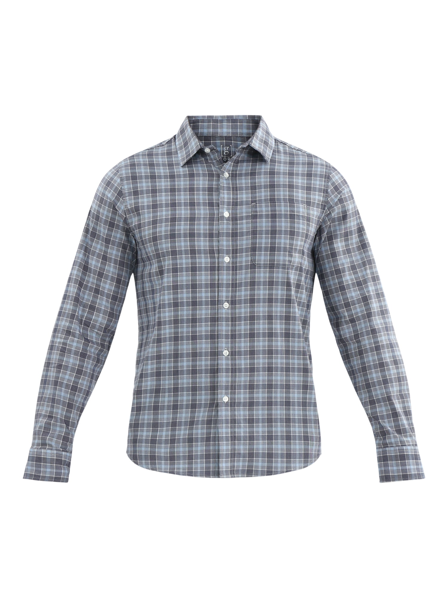 George Men's and Big Men's Performance Button Up Shirt with Long Sleeves, Sizes S-3XL