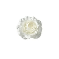 Beige Camellia Flower Silk Brooch Pin Lace Flowers Brooches Dance Banquet for Women Dress Suit Wedding Accessories Lapel Pins