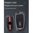 thumbnail image 4 of Key Fob Cover Compatible with Toyota 2017-2025 Keychain Case Holder Protector,2-btn-blue-red-strips, 4 of 9