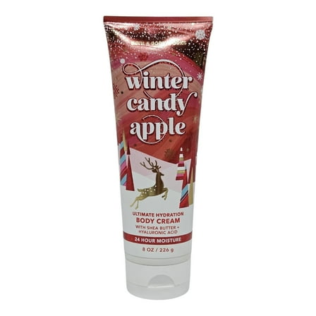 Bath and Body Works Winter Candy Apple Ultimate Hydration Body Cream (8 oz / 226 g)