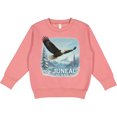 thumbnail image 2 of Inktastic Juneau Alaska Bald Eagle Mountain Landscape Toddler Sweatshirt, 2 of 4