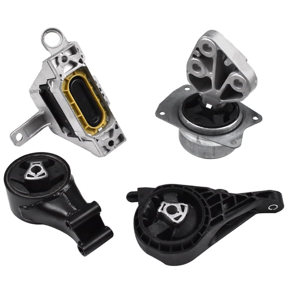 Panlongic Engine Motor Mount & Auto. Trans. Mount 4Pcs Set for Chevy Malibu 13-15 2.5L