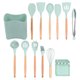 thumbnail image 3 of Sistema De La Cuchara De La Espátula, Categoría Alimenticia De La Manija De Madera Del Utensilio De Cocina Del Silicón Del Palillo Libre Para El Hogar Higoodz Otros, 3 of 8