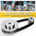 thumbnail image 4 of SWETRACE Replacement Drive Belt for Cars Black with Cogged Design for Reduced Slippage, 4 of 8