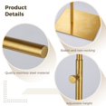 thumbnail image 2 of Handbag Display Stand, 2 Pack Table Polished Gold Purse Stands for Display, Adjustable Height Purse Display Stand T Bar Hanging Jewelry Display Holder, 2 of 6
