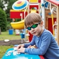thumbnail image 2 of Gafas de Sol Polarizadas VATTER para Niños con Protección UV400 816 Negro/Verde, 2 of 6