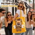 thumbnail image 6 of Pawpeek Bag, Pet Peek Carrier Bag, Cute Dew Head Bee-Shaped Pet Shoulder Bag, Portable Breathable Cat Carrier Pet out Bag for Small Cat Dog Outdoor Travel Camping (Bee, L), 6 of 6