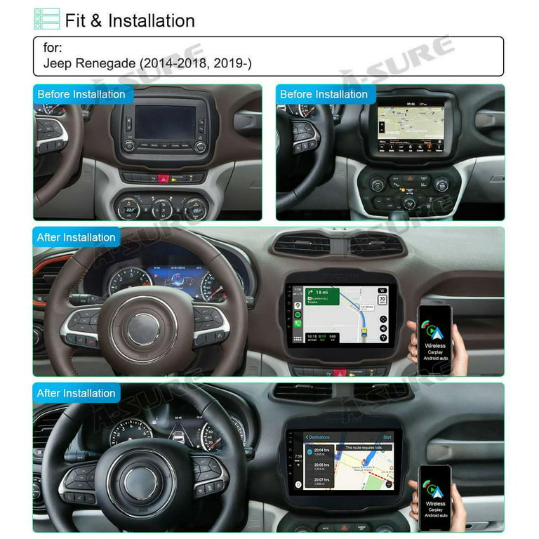 Jeep Renegade CarPlay Android Auto Mirror Link