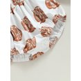 thumbnail image 7 of Wassery Baby Girls Halloween Costumes 0-18 Months Infant Girl Fall Halloween Romper Jumpsuits Long Sleeve Round Neck Pumpkin Print Bodysuit with Hairband, 7 of 7