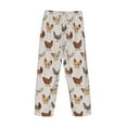 thumbnail image 4 of Kdxio Various Chicken Print Men's Sleep Pajama Pant Lounge Pants with Pockets, 4 of 8
