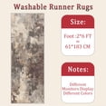 thumbnail image 6 of Hallway Runner Rug 2'x6' Washable Area Rugs Non Slip Laundry Rug Runner Floor Carpet Runners for Hallways Entryway Laundry Room Kitchen, 6 of 11