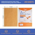Unbleached Parchment Paper ¬∫√•Thick, 200 Sheets, 12 x 16 ¬∫√