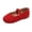 1-Red132, variant on WZEIIOT Girls Ballet Dance Canvas Shoes Solid Color Soft Sole Sneakers with Elastic Strap