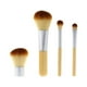 thumbnail image 1 of EeaseMX Kit de 4 brochas de maquillaje con mango de bambú y cerdas de nailon para mujer, para base, polvos, rubor, sombras de ojos, 1 of 7