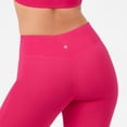 thumbnail image 2 of YITTY Active UltraLuxe High Waisted Leggings for Women, No Front Seam Tummy Control, Buttery Soft, Womens Yoga Pilates Gym, Raspberry Pink, 3X, 25", 2 of 6