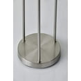thumbnail image 4 of Adesso Trio Satin Steel Floor Lamp - 1-Light Brushed Steel Nickel Satin, 4 of 7
