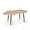 Natural, variant on ELLEGNT Cloud Coffee Table 39.5" - Irregular Wood & Metal, Modern, for Living,Home Office,Small Spaces, Black