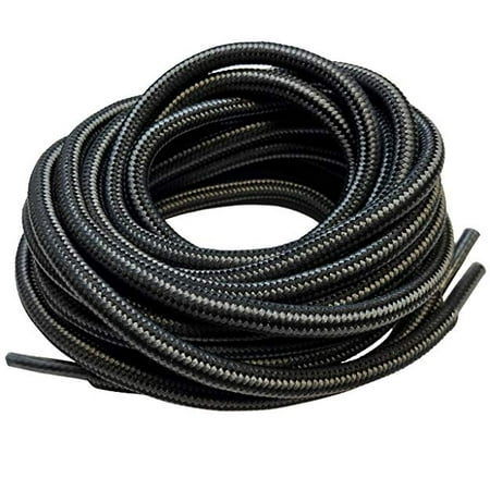

3 Pairs Black/Gray Durable Long Shoelaces Boot Laces 36 38 40 42 44 45 48 54 56 60 63 72 Inches 6 7 8 9 10 Eyelet Eye