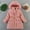 Pink, variant on lkfuzj Girls Puffer Jacket Winter Velvet Padded Solid Color Cotton-Padded Jacket Hooded Detachable Hat Long Cotton-Padded Jacket Winter Cotton-Padded Coat (5-12 Years) - Black