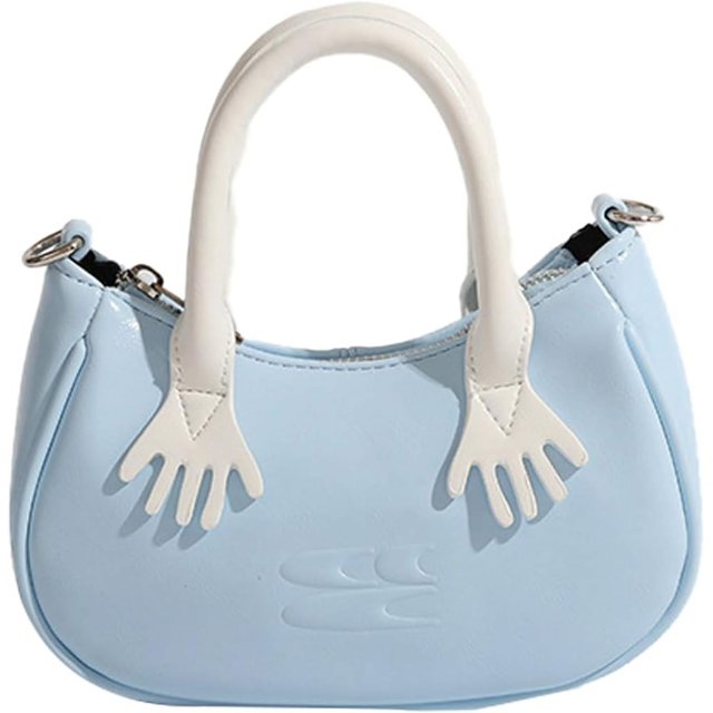 LinYooLi Sacs à Main pour Femmes Sac à Bandoulière Tendance Sac à Main Mode Mignon Pochette Y2k PU