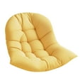 thumbnail image 2 of Cojín colgante para silla de huevo, grueso, cómodo, suave y lavable, ideal para hamacas, porches, interiores, jardines y exteriores. Amarillo, 2 of 9