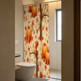 thumbnail image 5 of Thanksgiving Fall Harvest Shower Curtain Set, 72" x 72" Waterproof Polyester Bathroom Curtain with 12 Hooks, Rustic Farmhouse Pumpkin And Maple Leaves Vintage Home Decor for Restroom, 5 of 7