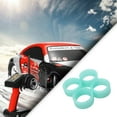 thumbnail image 3 of mmirethe 4x Green 24mm Luminous Racing Pattern Tire Compatible With Wltoys 1/28 K969 Upgraded Luminous, 3 of 6