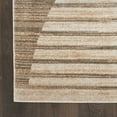 thumbnail image 3 of Nourison Astra Machine Washable 4' x 6' Latte Mid-Century Modern Indoor Rug, 3 of 9